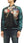 Hanatabi Gakudan Men's Japanese Souvenir Jacket Rooster and Hen Japanese Art Sukajan Script SSJ-018