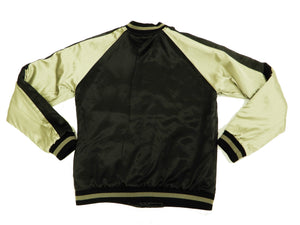 Hanatabi Gakudan Men's Japanese Souvenir Jacket Japanese Cherry Blossom Sukajan Script SSJ-521