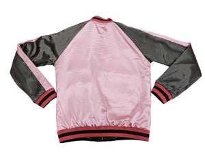 Hanatabi Gakudan Men's Japanese Souvenir Jacket Japanese Fox Art Sukajan Script SSJ-522