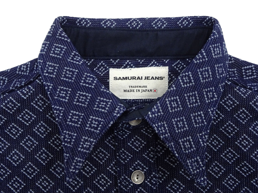 Supreme Trademark Jacquard Denim Shirt Washed Black for Men