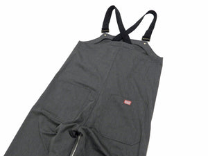 Samurai Jeans Overalls Men's USN Deck Pants Military Style Overall SWC605TC20-HT Heather-Gray