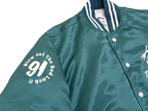 Polo Ralph Lauren NY Yankees Satin Baseball Jacket Green