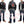 Load image into Gallery viewer, Tedman Varsity Jacket Men&#39;s Letterman Jacket Custom Award Jacket TDJ-22000 Black
