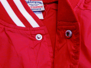Tedman Men's Ultra Lightweight Nylon Jacket Ultra Light Graphic Stadium Jacket TDJK-300 Red