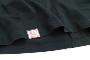 Tedman T-shirt Men's Kaminari x Lucky Devil Motorcycle Graphic Short Sleeve Tee TDKMT-17 Black