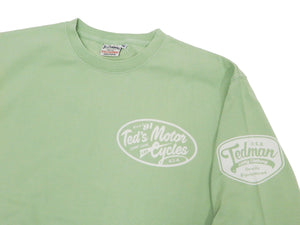 Tedman T-Shirt Men's Lucky Devil Graphic Long Sleeve Tee TDLS-346 Emerald-Green