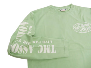 Tedman T-Shirt Men's Lucky Devil Graphic Long Sleeve Tee TDLS-346 Emerald-Green