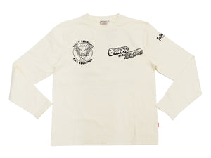Tedman T-Shirt Men's Lucky Devil Graphic Long Sleeve Tee TDLS-348 Off-White