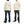 Tedman T-Shirt Men's Lucky Devil Graphic Long Sleeve Tee Efu-Shokai TDLS-350 Off-White