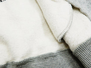 Tedman Men's Full Zip Hoodie Zip-Up Embroidered Hooded Sweatshirt TDSP-150 Ash-Gray