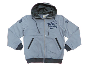 Tedman Full Zip Hoodie Men's Graphic Printed Zip-Up Hooded Sweatshirt TDSP-155 Faded-Saxe-Blue/Faded-Navy-Blue