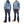 Laden Sie das Bild in den Galerie-Viewer, Tedman Full Zip Hoodie Men&#39;s Graphic Printed Zip-Up Hooded Sweatshirt TDSP-155 Faded-Saxe-Blue/Faded-Navy-Blue
