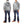 Laden Sie das Bild in den Galerie-Viewer, Tedman Full Zip Hoodie Men&#39;s Graphic Printed Zip-Up Hooded Sweatshirt TDSP-155 Ash-Gray

