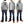 Tedman Full Zip Hoodie Men's Graphic Printed Zip-Up Hooded Sweatshirt TDSP-156 Ash-Gray