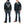 Load image into Gallery viewer, Tedman Full Zip Hoodie Men&#39;s Graphic Printed Zip-Up Hooded Sweatshirt TDSP-157 Black
