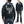 Laden Sie das Bild in den Galerie-Viewer, Tedman Full Zip Hoodie Men&#39;s Graphic Printed Zip-Up Hooded Sweatshirt TDSP-157 Black
