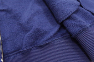Tedman Full Zip Hoodie Men's Graphic Printed Zip-Up Hooded Sweatshirt TDSP-157 Blue