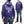 Laden Sie das Bild in den Galerie-Viewer, Tedman Full Zip Hoodie Men&#39;s Graphic Printed Zip-Up Hooded Sweatshirt TDSP-157 Blue
