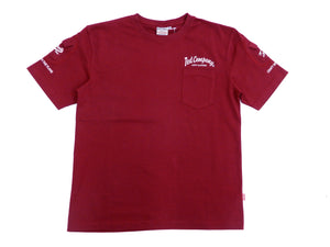 Tedman 3 Pocket T-Shirt Men's Short Sleeve Graphic Tee TDSS-470 Wine