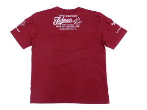 Tedman 3 Pocket T-Shirt Men's Short Sleeve Graphic Tee TDSS-470 Wine