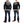 Load image into Gallery viewer, Tedman Men&#39;s Sweatshirt with Lucky Devil Graphic V-gusset Ribbed Sides TDSW-1170 Black/Gray
