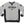 Laden Sie das Bild in den Galerie-Viewer, Tedman Men&#39;s Sweatshirt with Lucky Devil Graphic V-gusset Ribbed Sides TDSW-1170 Gray/Black
