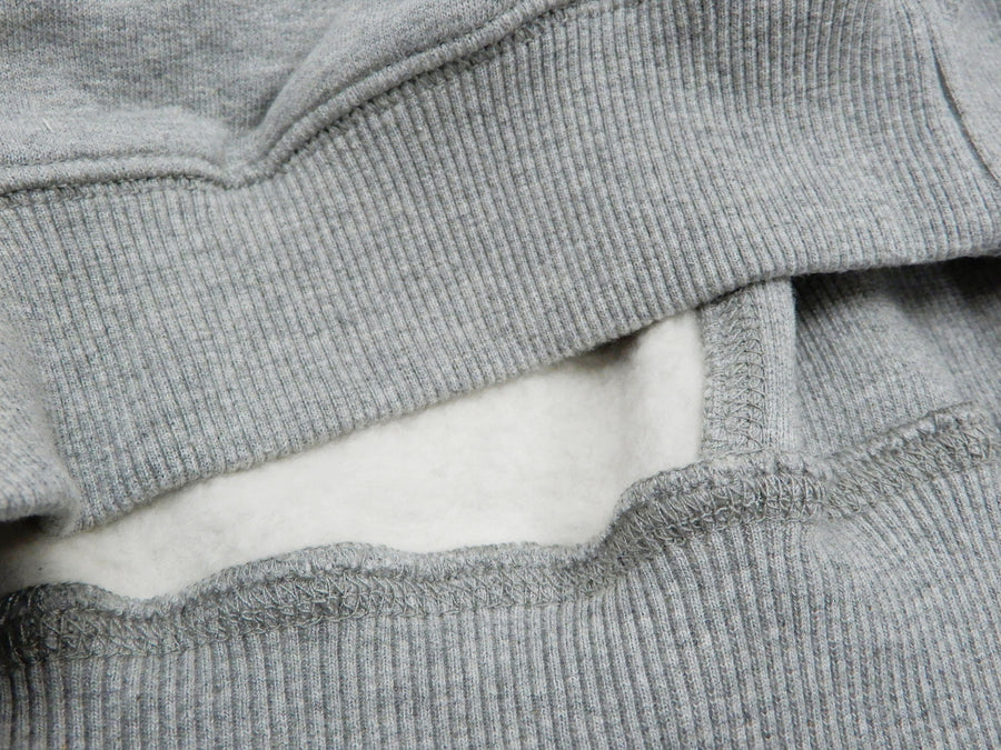 Tedman Men's Sweatshirt with Lucky Devil Graphic V-gusset Ribbed Sides TDSW-1180 Ash-Gray