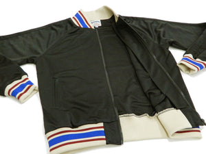 Tedman Men's Casual Zip-Up Track Jacket with Lucky Devil Graphic TJS-2900 Black/Black