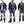 Laden Sie das Bild in den Galerie-Viewer, Tedman Lightweight Jacket Men&#39;s L-2 Flight Jacket Lucky Devil Custom Nylon Bomber Jacket TL2-190 Navy-Blue
