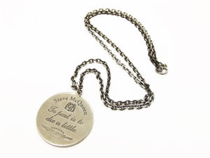 TOYS McCOY Men's Necklace Steve McQueen Pendant & chain TMA1617