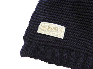 TOYS McCOY Men's Scarf the American Red Cross Wool Knit Muffler Style TMA1634 Navy Blue