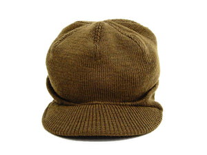 TOYS McCOY Men's M1941 Jeep Cap Radar Cap with Ear Flaps Winter Knit Hat TMA1842 Olive