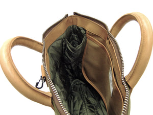 TOYS McCOY Canvas Shoulder Bag Men's Casual Military Helmet Bag Style TMA2024 C/#160 Olive