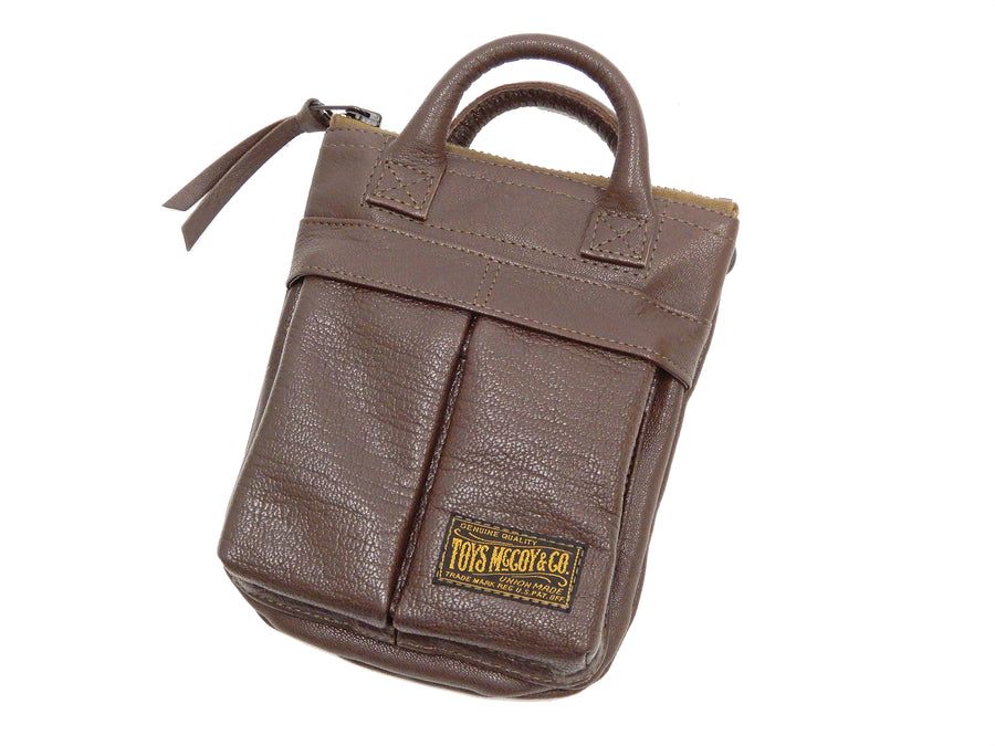 TOYS McCOY Bag Tiny Sacoche Bag Men's Casual Simple Mini Small Crossbody Bag TMA2121 Brown