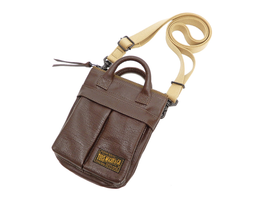 TOYS McCOY Bag Tiny Sacoche Bag Men's Casual Simple Mini Small Crossbody Bag TMA2121 Brown