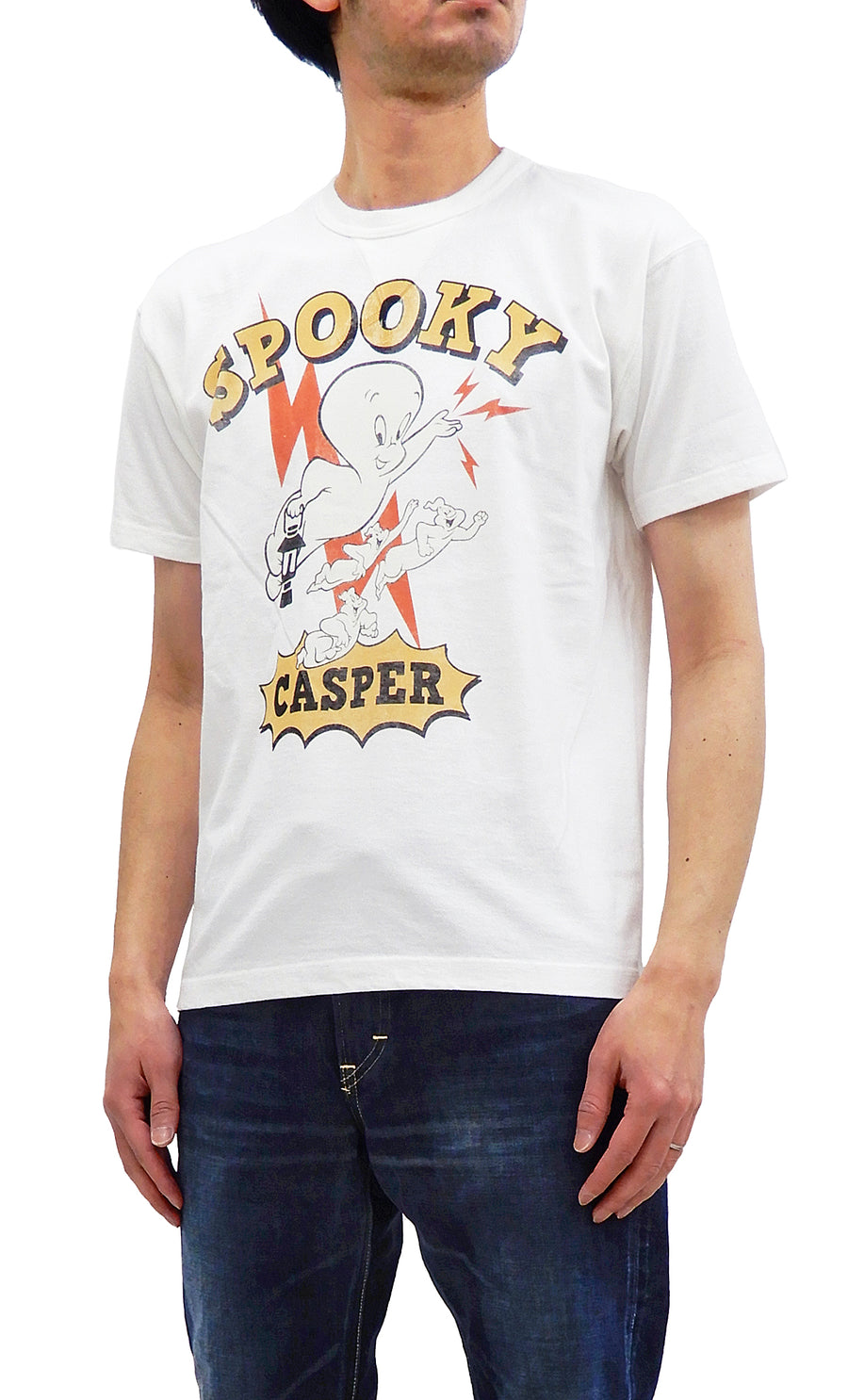 TOYS McCOY T-shirt Men's Casper Military Short Sleeve Loop-wheeled