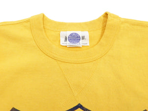 TOYS McCOY T-Shirt Men's USN Mighty Mouse Short Sleeve Loopwheeled Tee TMC2106 Yellow