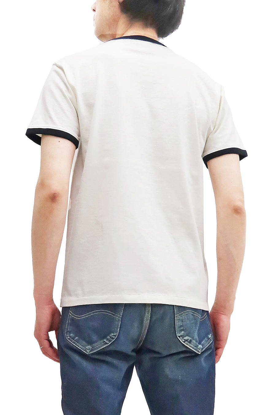 TOYS McCOY T-shirt Men's The Wild One Johnny Short Sleeve Plain Ringer Tee TMC2235 011 Off-White