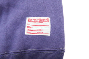TOYS McCOY Steve McQueen Sweatshirt Men's Repro Cut Off Sweatshirt in The Great Escape TMC2268 Blue