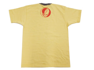 TOYS McCOY T-Shirt Men's Grateful Dead Dancing Bears Short Sleeve Loopwheel Tee TMC2314 060 Faded-Yellow