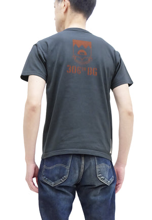 TOYS McCOY T-Shirt Men's Military Inspired Graphic Garment-Dyed Heavyweight Short Sleeve Loopwheel Tee TMC2329 030 Faded-Black