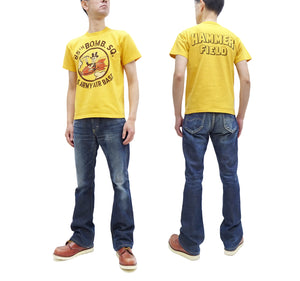 TOYS McCOY T-Shirt Men's Military Inspired Graphic Garment-Dyed Heavyweight Short Sleeve Loopwheel Tee TMC2331 060 Faded-Yellow