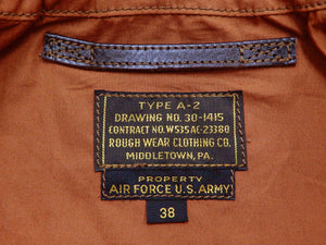 TOYS McCOY Jacket Men's A-2 Flight Jacket A2 Custom Leather Bomber Jacket TMJ2123 Seal-Brown