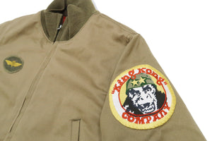 TOYS McCOY Jacket Men's Repro Tanker Jacket worn by Robert De Niro in Taxi Driver TMJ2238 Khaki