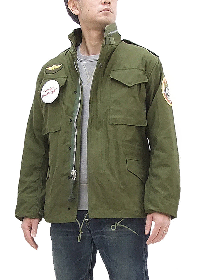 TOYS McCOY Jacket Men's Replica Taxi Driver Travis Bickle M-65 Field Jacket TMJ2239 Olive