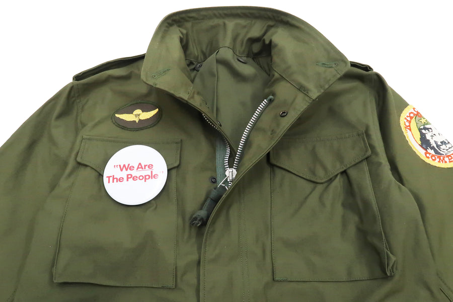 TOYS McCOY Jacket Men's Replica Taxi Driver Travis Bickle M-65 Field Jacket TMJ2239 Olive