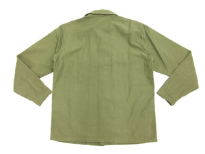TOYS McCOY Plain Long Sleeve Shirt Men's Soid OG-107 Utility Shirt TMS1709 Olive