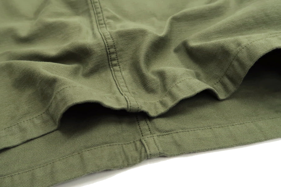 TOYS McCOY Utility Shirt Men's Custom Patched Printed OG-107 Long Sleeve Shirt TMS2204 Olive
