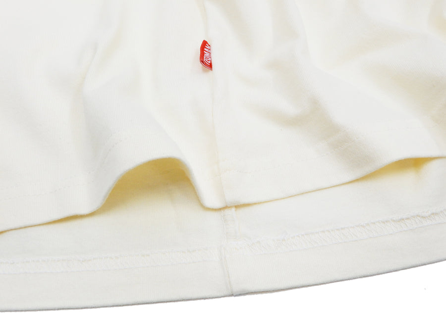 Tedman Polo Shirt Men's Short Sleeve Cotton Jersey Graphic Polo Shirt TMSP-600 Off-White