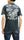 Tedman Polo Shirt Men's Short Sleeve Cotton Jersey Graphic Polo Shirt TMSP-700 Faded-Dark-Blue